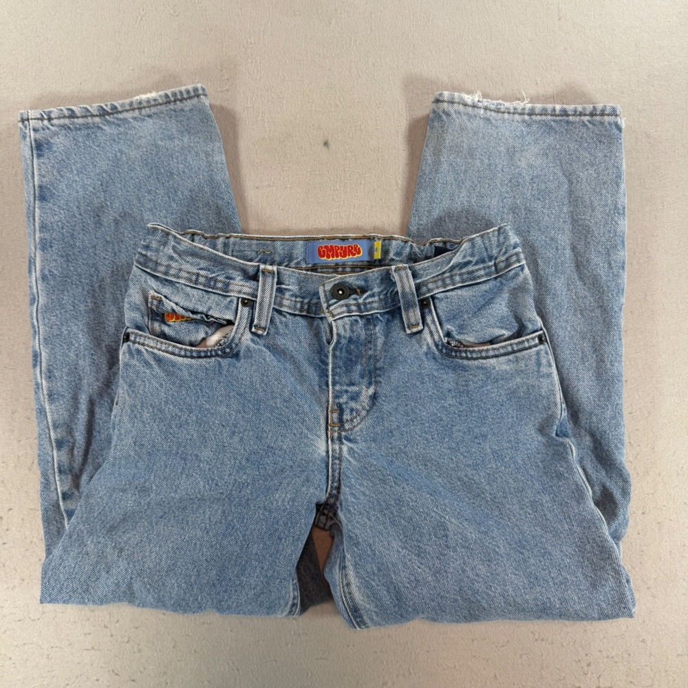 Empyre Girl Loose Fit Light Wash Straight Leg Skate Jeans Size 4 - Picture 1 of 8